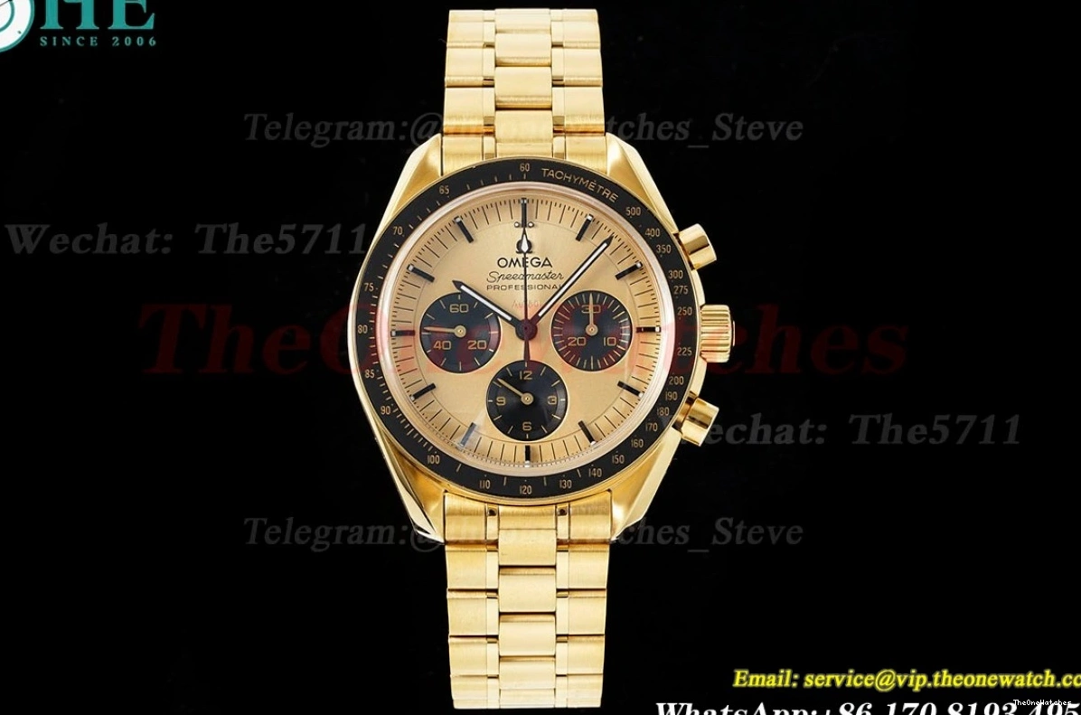 YG Mod RMF Gold Speedmaster 41mm YG A7750 Dial 0522